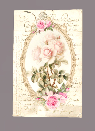 Roses - Paris Old 3 - Wall Art