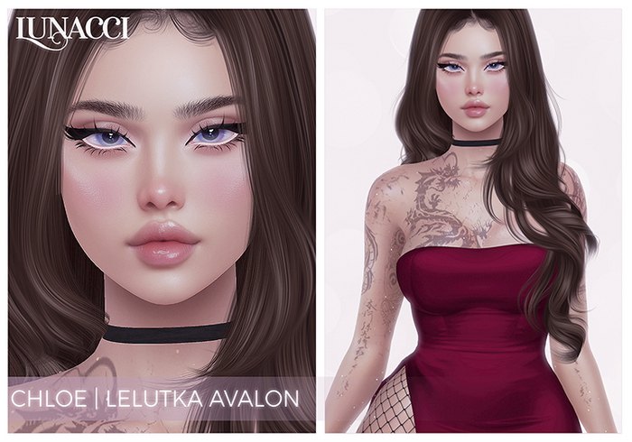 Chloe Shape (Lelutka Avalon) [STYLE CARD + TIPS]