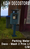 KO-H Parking Meter Deco