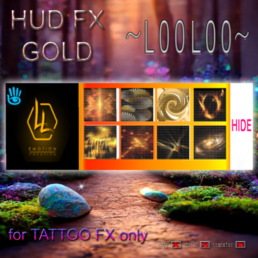 ! HUD FX [ GOLD ]   ~ LOOLOO FX ~