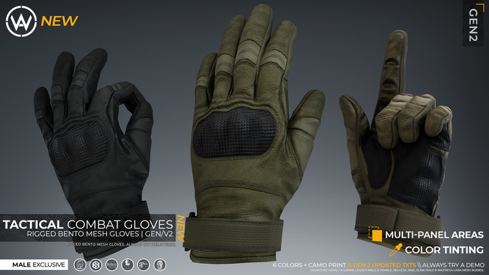 WAZ - Tactical Combat Gloves (Fatpack)