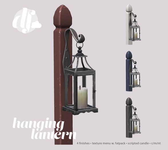 .df. Hanging Lantern -White [Add Me]
