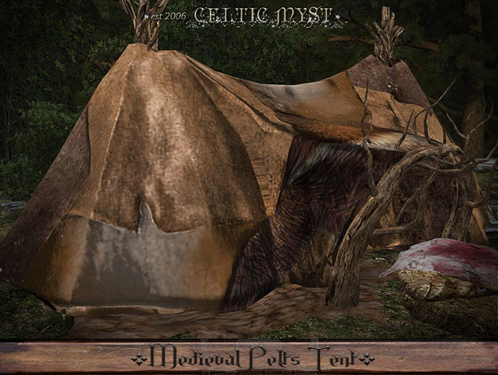 ● PELTS SKIN TENT - NORDIC EUROPEAN