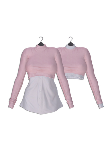 VINYL - Peters Sweater Splice Pak Pink