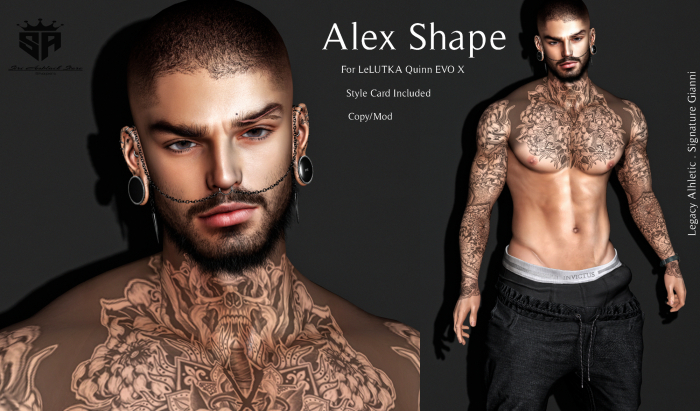 **Siri Amblack Store**Alex shape for LeLUTKA Quinn 3.1