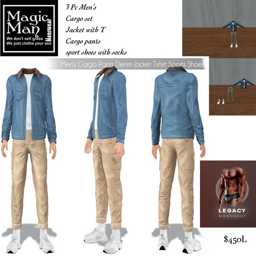Men's Legacy 3 Pc. Cargo set-Box