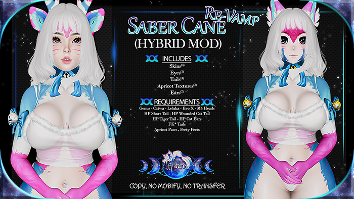 FK* Sabercane ☾☾Cottoncandy☽☽ ☾☾Hybrid Mod☽☽ ☾☾BOM Overlay☽☽