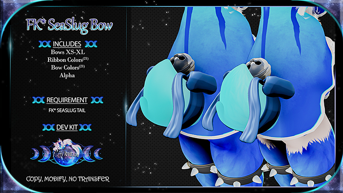 FK* SeaSlug Bows ☾☾ADD ON☽☽