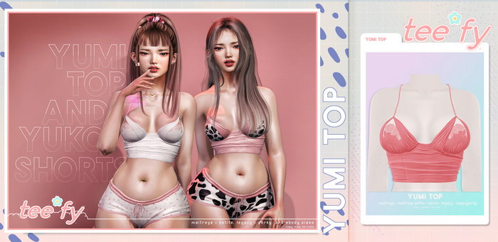 Tee*fy Yumi Top - Salmon