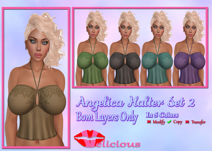 Velicious - Angelica Halter Set 2