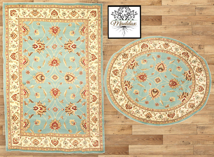 Maddox - Rug Set-Traditional-turquoise