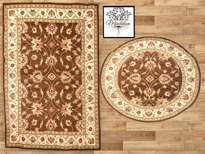Maddox - Rug Set-Traditional-Brown