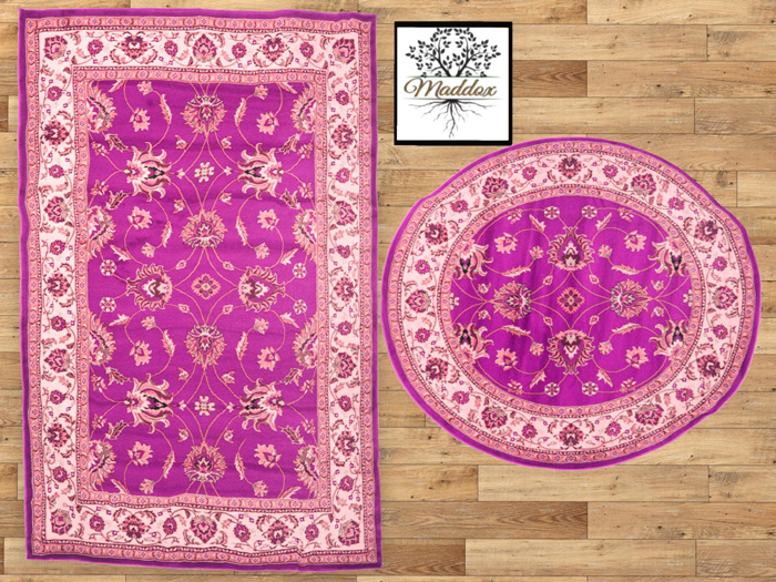 Maddox - Rug Set-Traditional-fuchsia