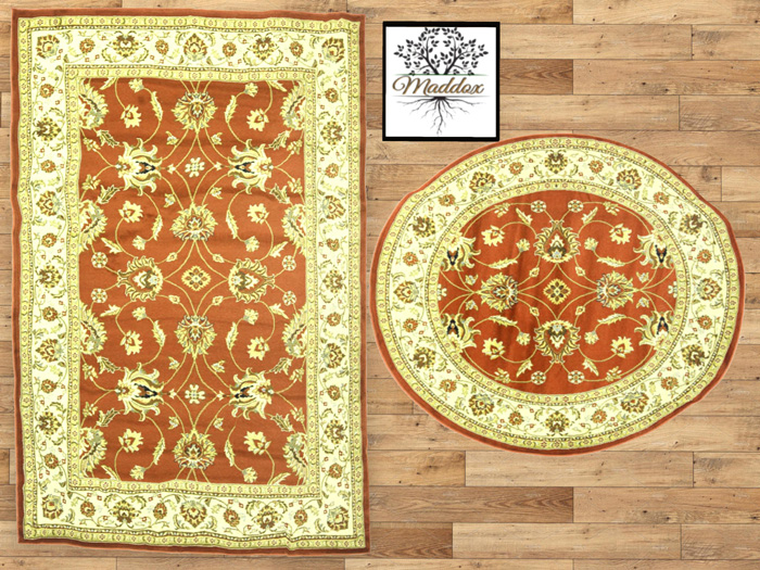 Maddox - Rug Set-Traditional-orange