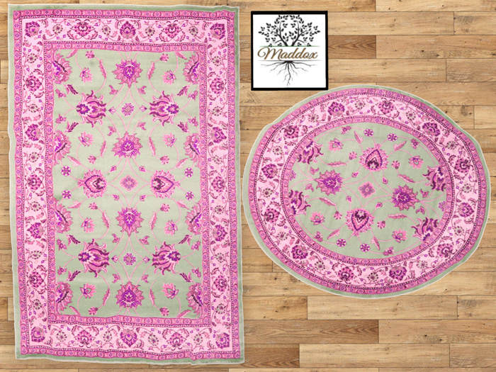 Maddox - Rug Set-Traditional-pink