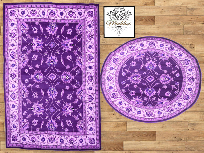 Maddox - Rug Set-Traditional-purple