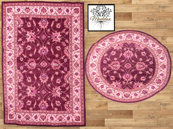 Maddox - Rug Set-Traditional-rose