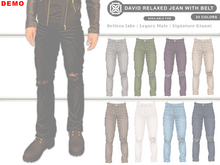 Addams - David Relaxed Jean with Belt #DEMO