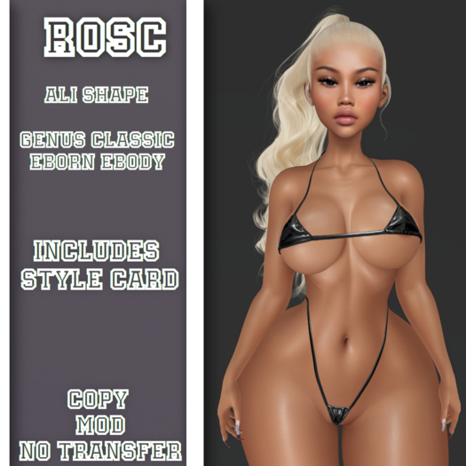 ROSC // ALI SHAPE / GENUS CLASSIC