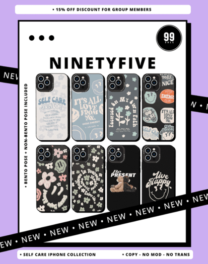 NinetyFive - Self Care iPhone Collection [FATPACK]