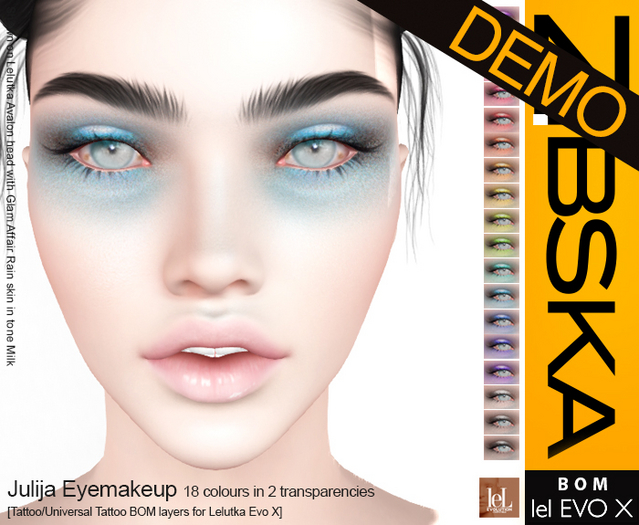Zibska Evo X ~ Julija Eyemakeup Demos