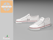 Bernstein . Gem canvas sneaker . white . Rebirth