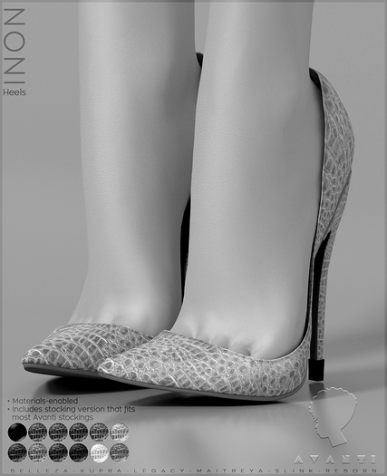 .:Avanti:. Noni Heels DEMO (Belleza Classic, Slink, Maitreya, Legacy, Kupra & Reborn)