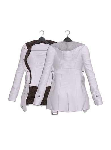 Second Life Marketplace - VINYL - Cider Coat Pak White