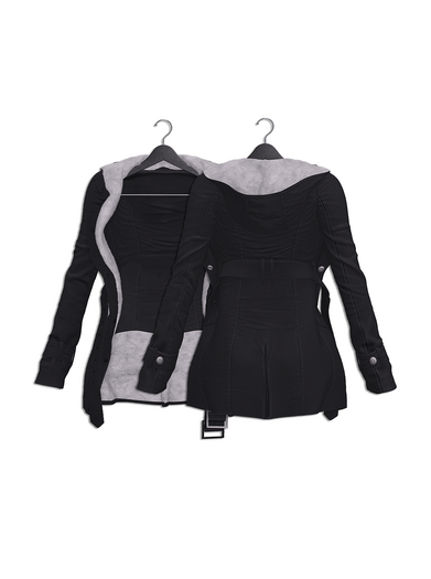Second Life Marketplace - VINYL - Cider Coat Pak Black