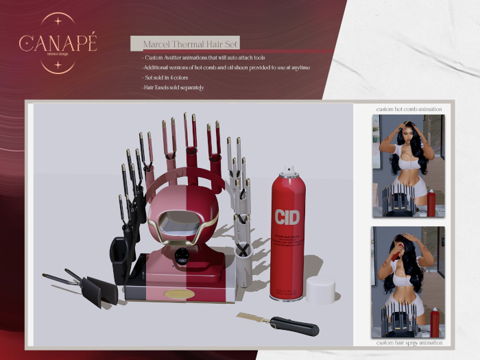 [Canape] Marcel Thermal Hair Set Fatpack