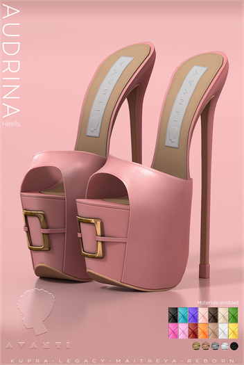 .:Avanti:. Audrina Heels (14 colors, HUD-driven)