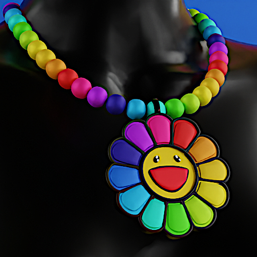 BWOKE " Rainbow Flower Chain "