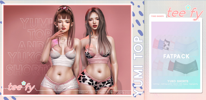 Tee*fy Yuko Shorts - Fatpack