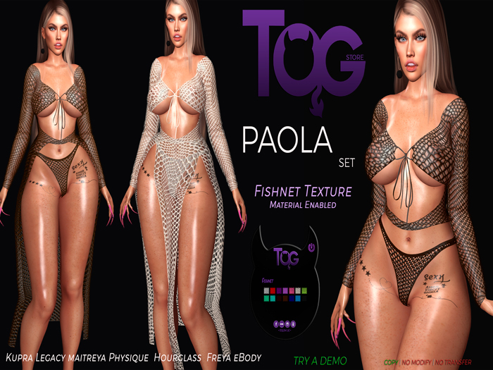 TOG STORE . Paola Set Fishnet