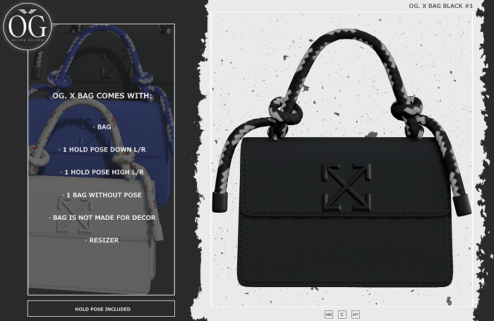 OG. X Bag Black