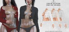 *Vanilla Bae* Willow Jacket - White 3 Pack - Strip Me Interactive - Maitreya / Legacy / Ebody Reborn