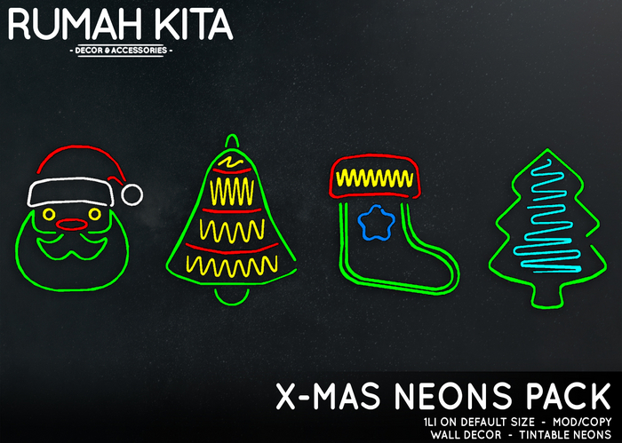Rumah Kita - X-Mas Neons Pack