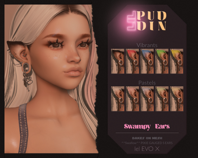 LILPUDDIN - Swampy Ears - Pastels - BOM