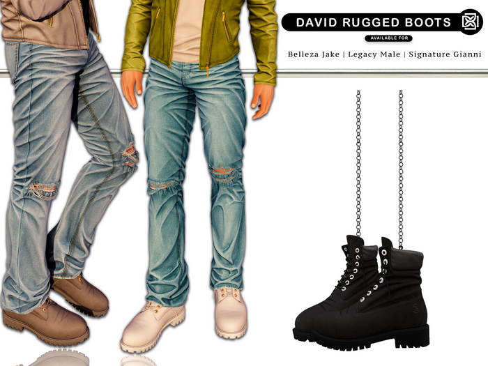 Addams - David Rugged Boots #30