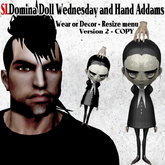 SLDomina Doll Wednesday and Hand Addams  Version2 Copy, Resize