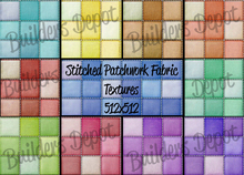 FULL PERM 11 Stitched Patchwork Fabric Textures