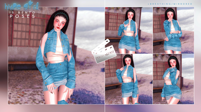 PHOTOSHOOT: Hype Girl  - Bento Pose Pack