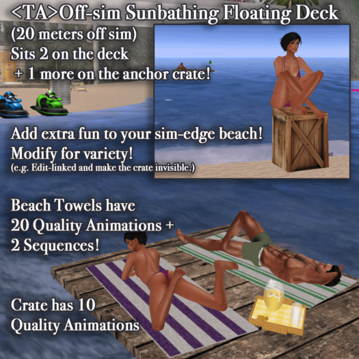 <TA>Off-sim Sunbathing Floating Deck (20 m Off-sim)