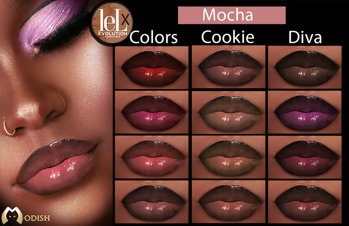 ::Modish: Mocha [Fatpack] LeluEvoX-Lipstick set