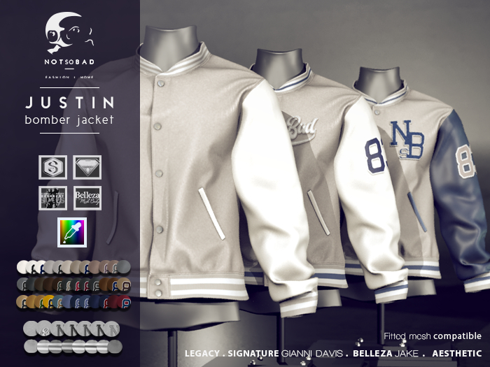 not so bad . mesh . JUSTIN bomber jacket . beige