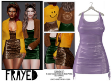 Frayed - Carmen Dress - Lilac