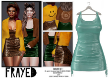 Frayed - Carmen Dress - Mint