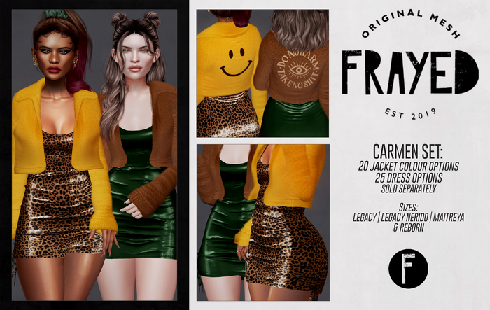 Frayed - Carmen Dress - Fatpack