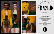Frayed - Carmen Dress - Fatpack