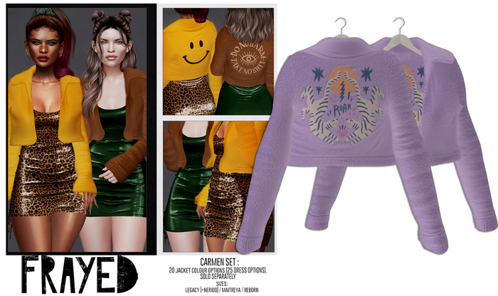 Frayed - Carmen Jacket - Roar